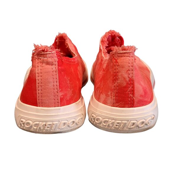 Rocket Dog Canvas Slip On Pink Fuchsia Size 8 Shoes Womens Elastic Laces - Picture 7 of 8